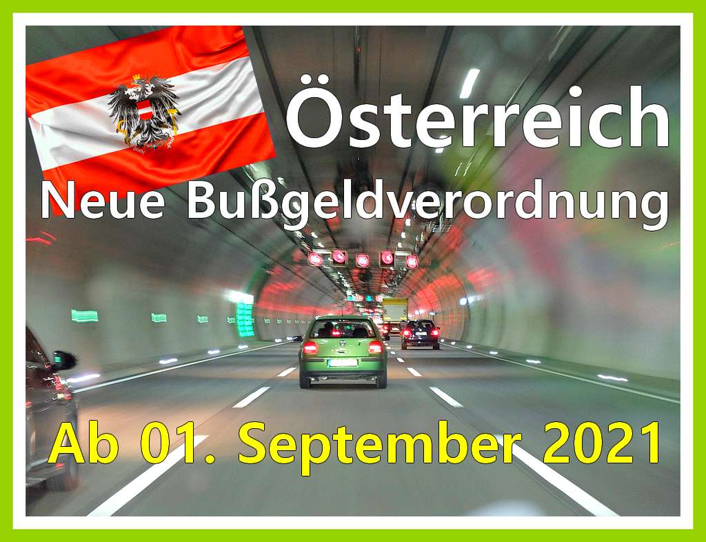 Ab 01. September 2021: Neuer Bußgeldkatalog in Österreich. (Foto: Thomas Wolter/pixabay.com)