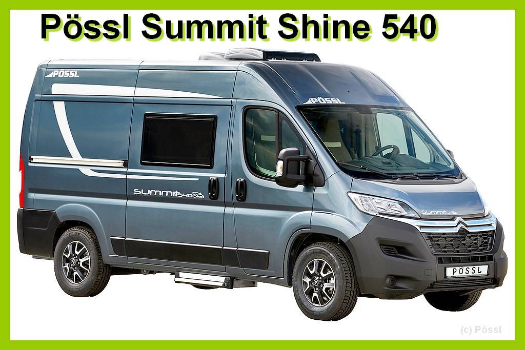 Pössl bringt den Summit Shine 540 in der Saison 2022. (Foto: Pössl)