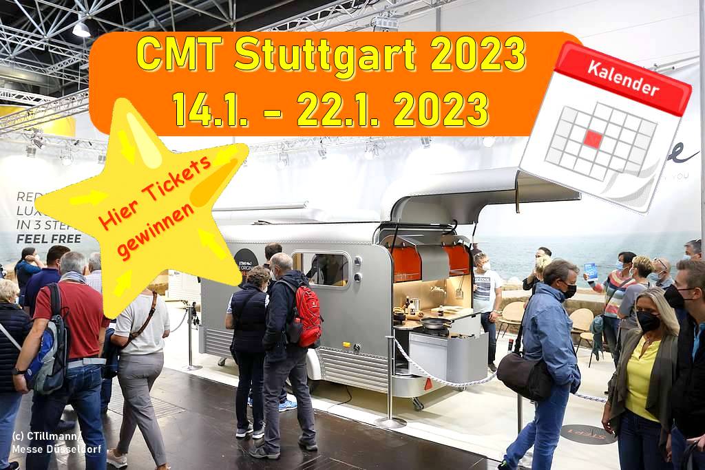 Tickets für die CMT Stuttgart gewinnen. (Foto: CTillmann/Messe D; Montage: tom/dkf)