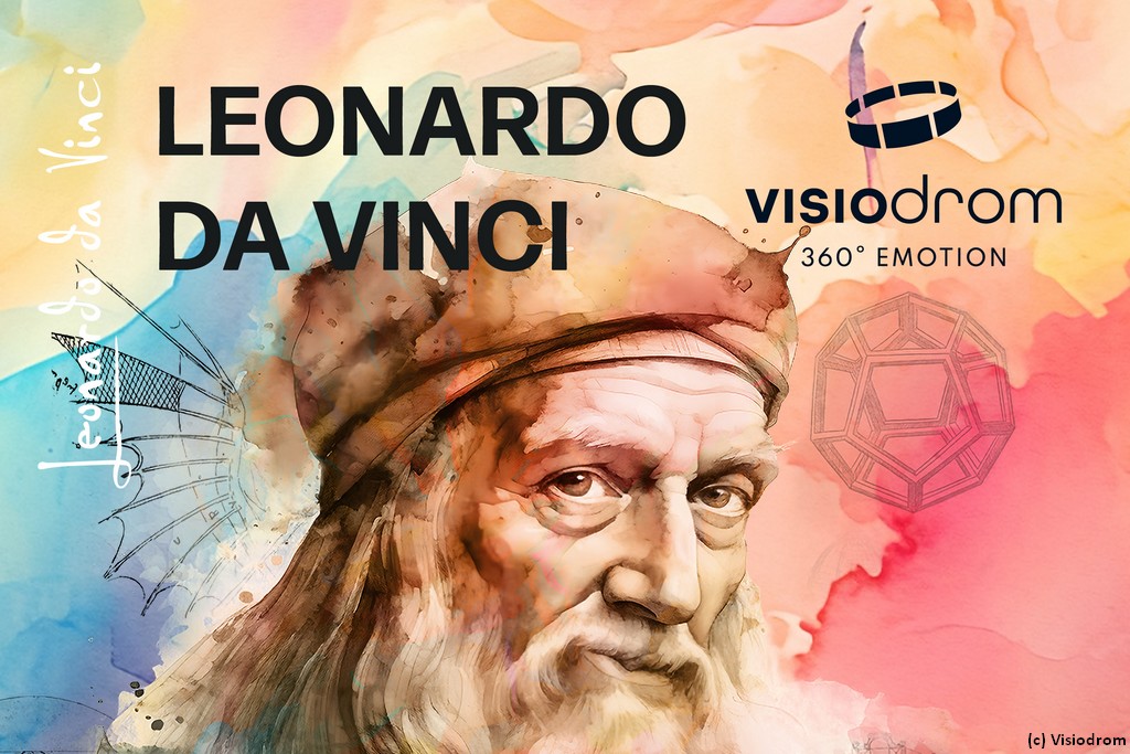 Die aktuelle Show im Visiodrom Wuppertal: Leonardo da Vinci - uomo universale (Grafik: Visiodrom)