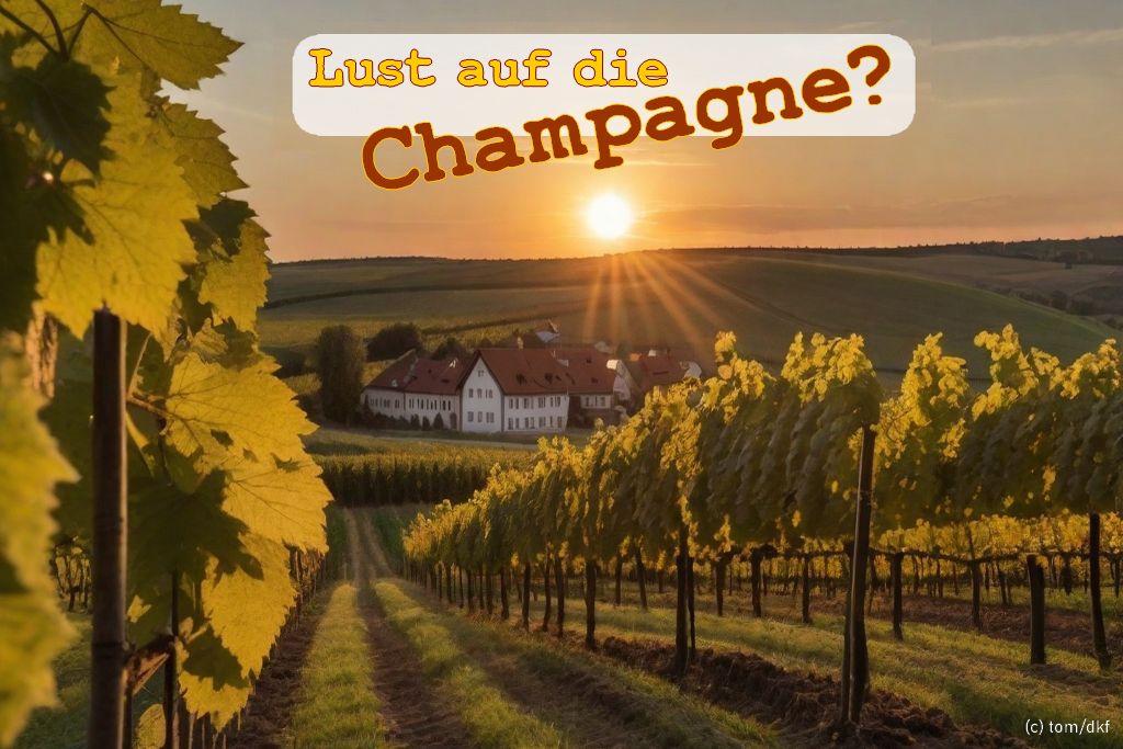 Die Champagne: Eine herrliche Kulturlandschaft. (Grafik: tom/dkf)