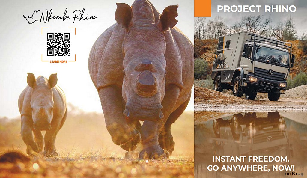 Projekt Rhino powered by Krug Expedition: Für jedes verkaufte "Project Rhino" wird ein Teil des Erlöses an den südafrikanischen Wildtierschutz gespendet. (Foto: Krug)