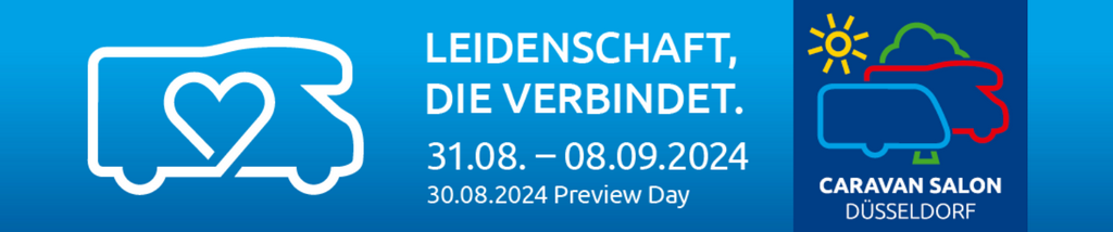 Der Caravan Salon Düsseldorf: Leidenschaft die verbindet. (Grafik: Messe Düsseldorf)