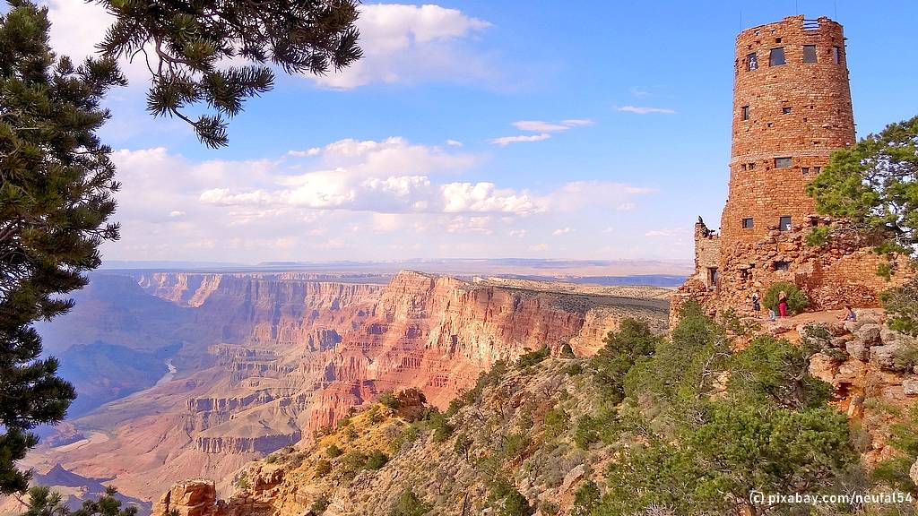 Grand Canyon: Scheinbar grenzenlose Weite, Landschaft und Natur. (Foto: pixabay.com/neufal54)