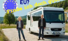 Karl-Heinz und Hannelore: "EU ? Finde ich doch ganz gut..." (Grafik: tom/dkf)